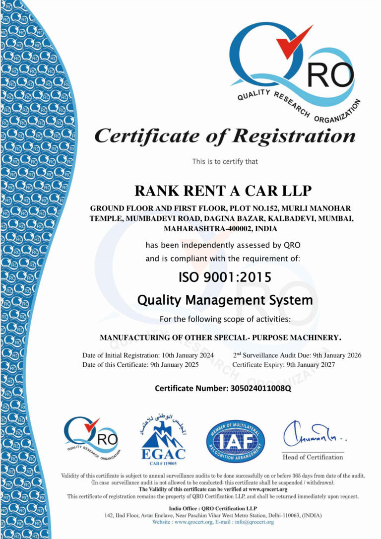 QRO Certificate